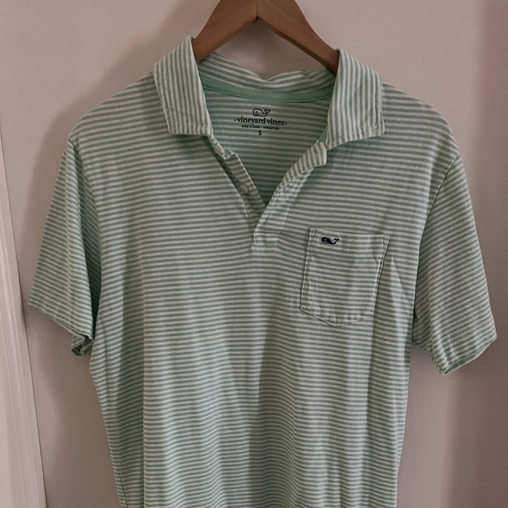 Men’s Vineyard Vines Striped Polo -S